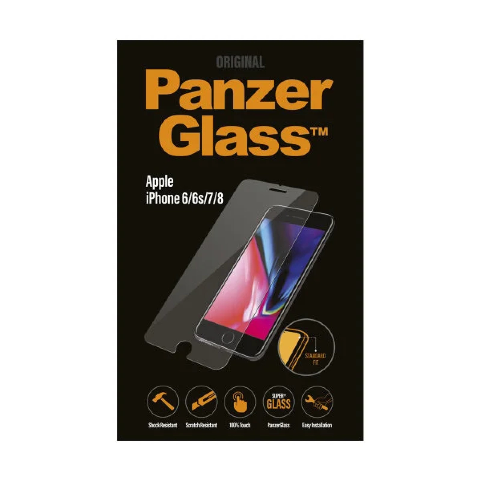 Стъклен протектор PanzerGlass за Apple iPhone 6/6S/7/8/SE 2020  Прозрачен