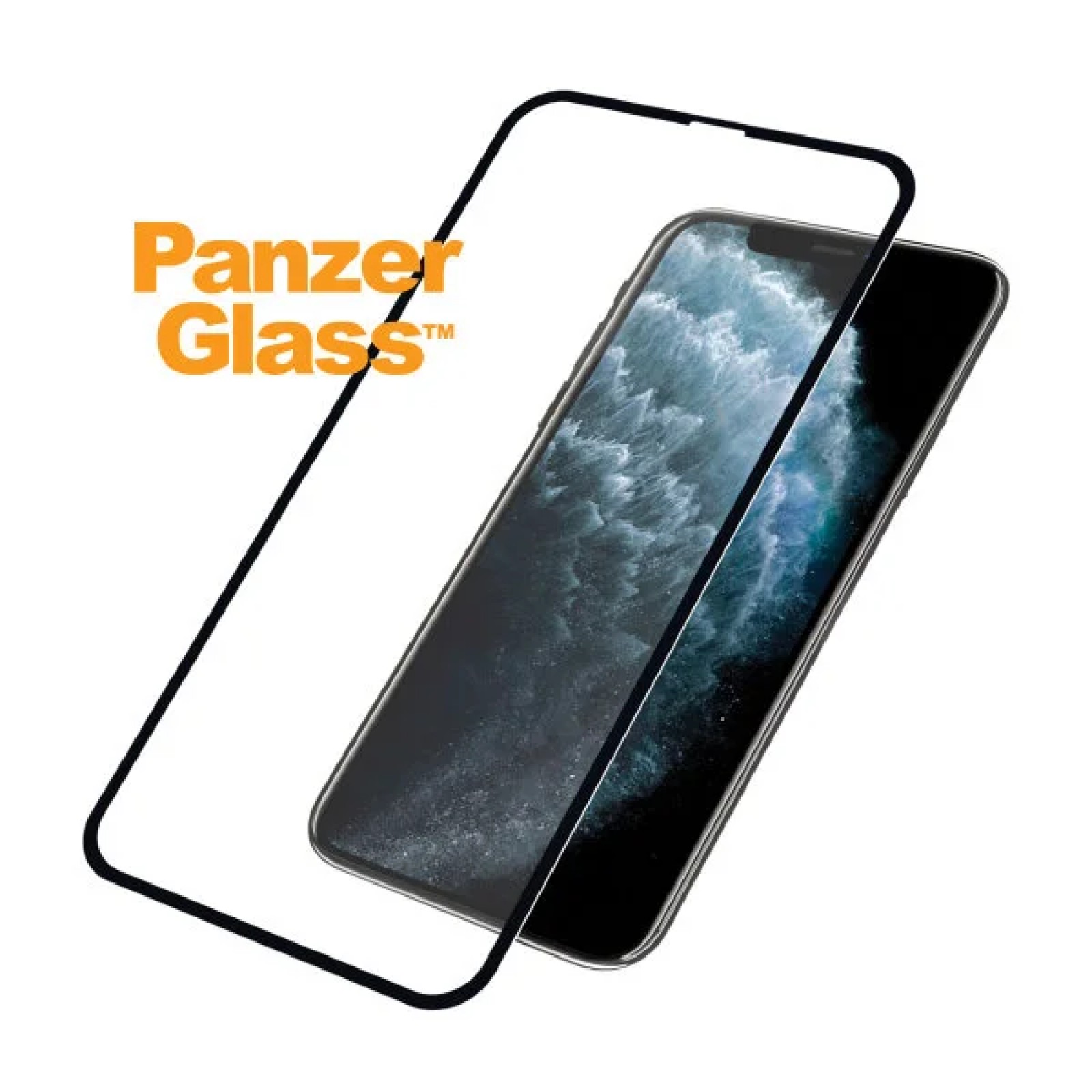 Стъклен протектор Apple iPhone X/Xs/11 Pro  PanzerGlass  Case Friendly - Черен, 117061