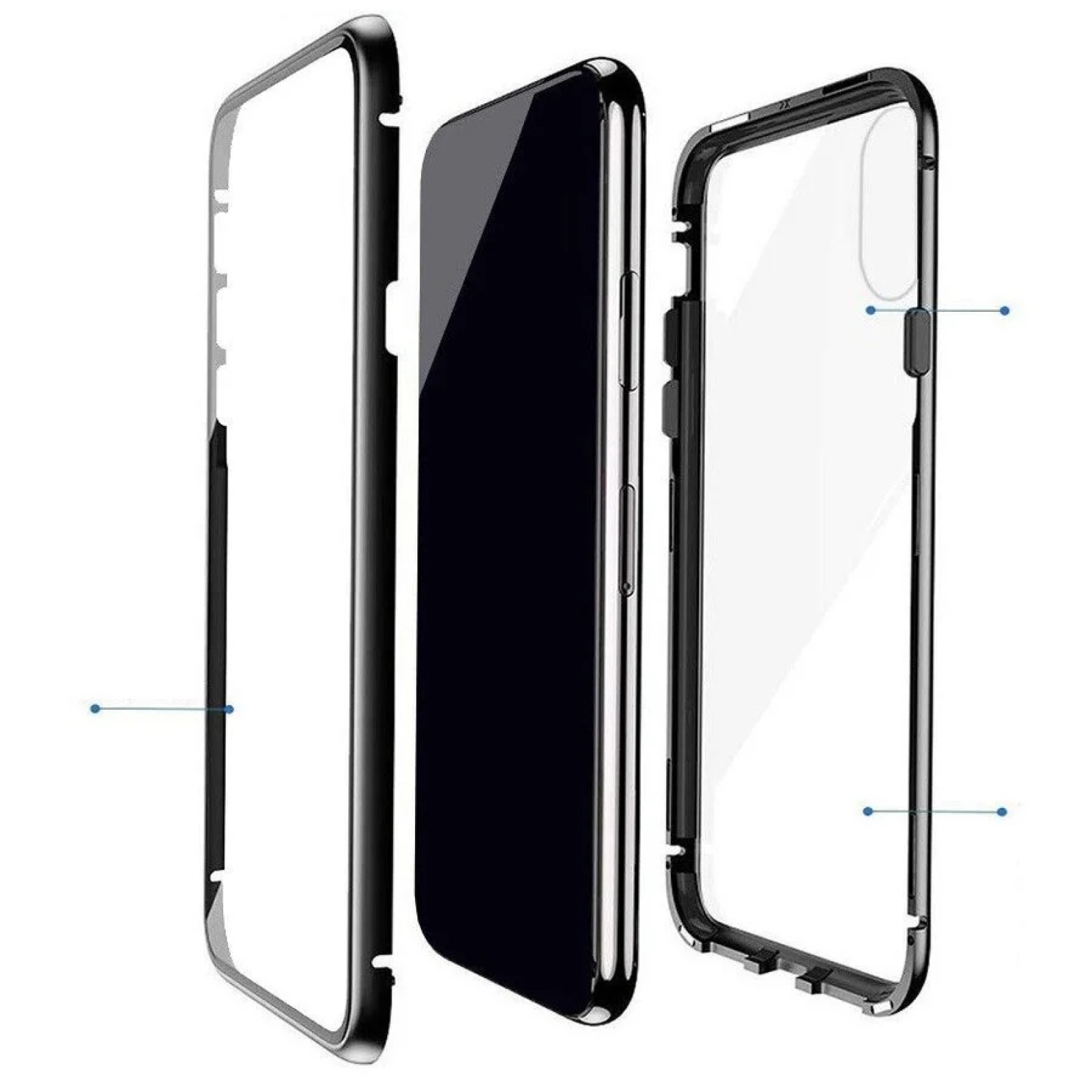Гръб OEM Magneto за Xiaomi Redmi 7A Черен