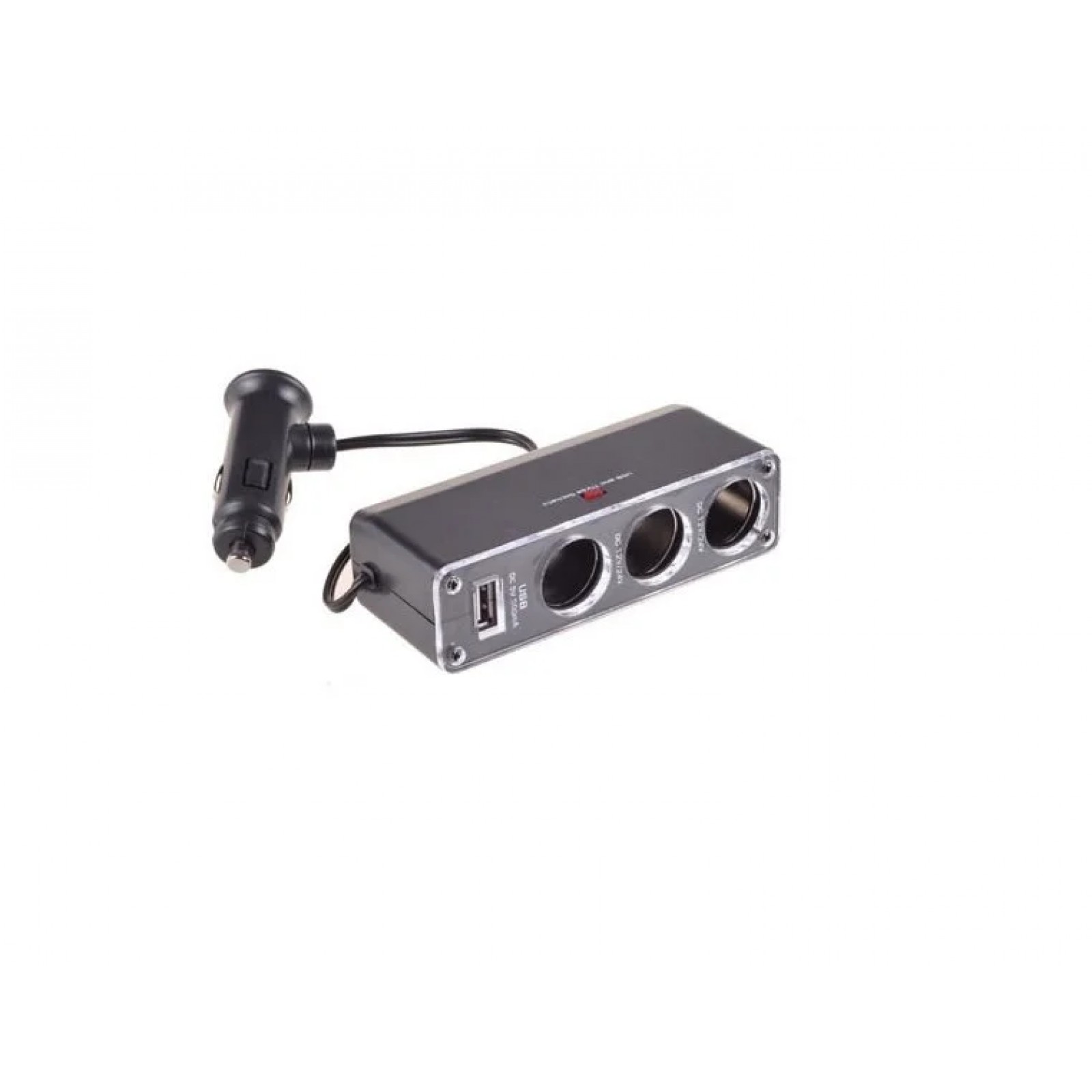 Адаптер за автомобил 3 гнезда + 1 USB