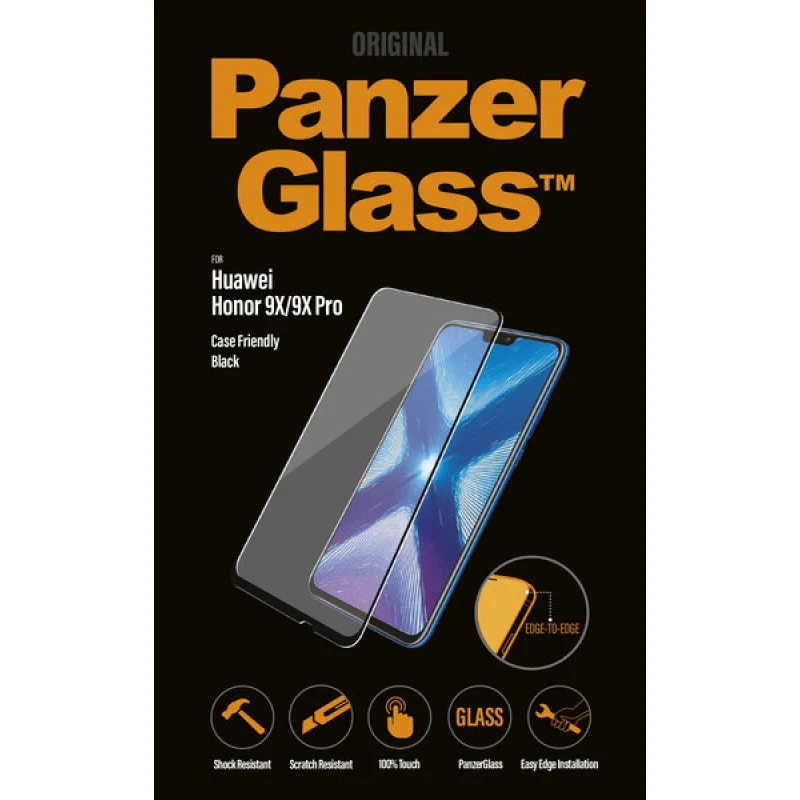 Стъклен протектор PanzerGlass за Huawei/Honor Honor 9X Case Friendly Прозрачен