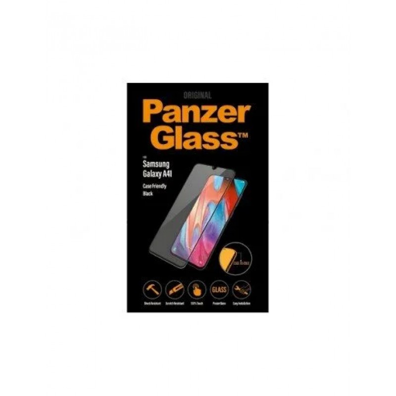 Стъклен протектор PanzerGlass за Samsung Galaxy A41 Case Friendly Черен