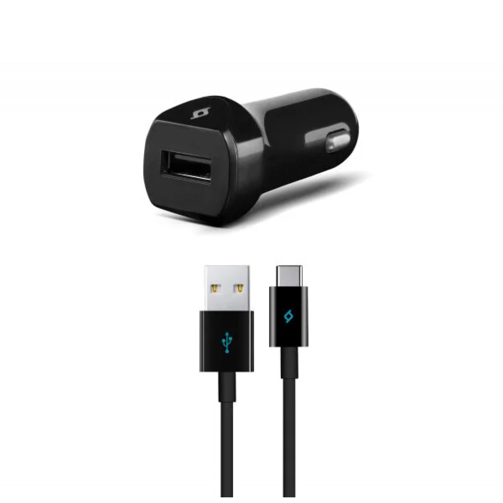 Зарядно за кола 12V SpeedCharger USB In-Car Charger, 2.1A, incl. Type C  Cable - Черно