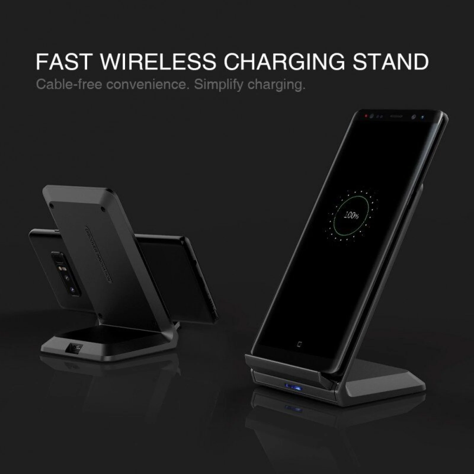 Безжично зарядно Nillkin Stand Fast Wireless Charger Черно