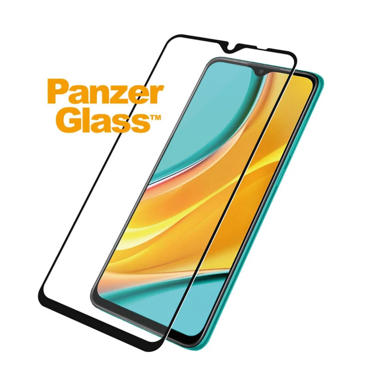 Стъклен протектор PanzerGlass за Xiaomi Redmi 9 Case Friendly Черен