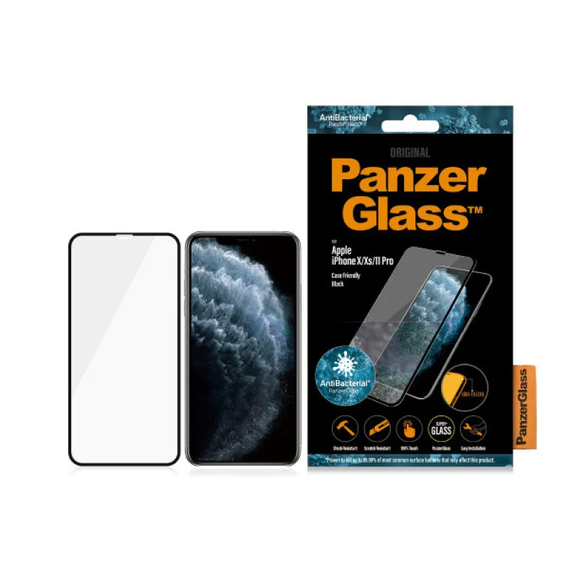 Стъклен протектор PanzerGlass за Apple iPhone X/Xs...