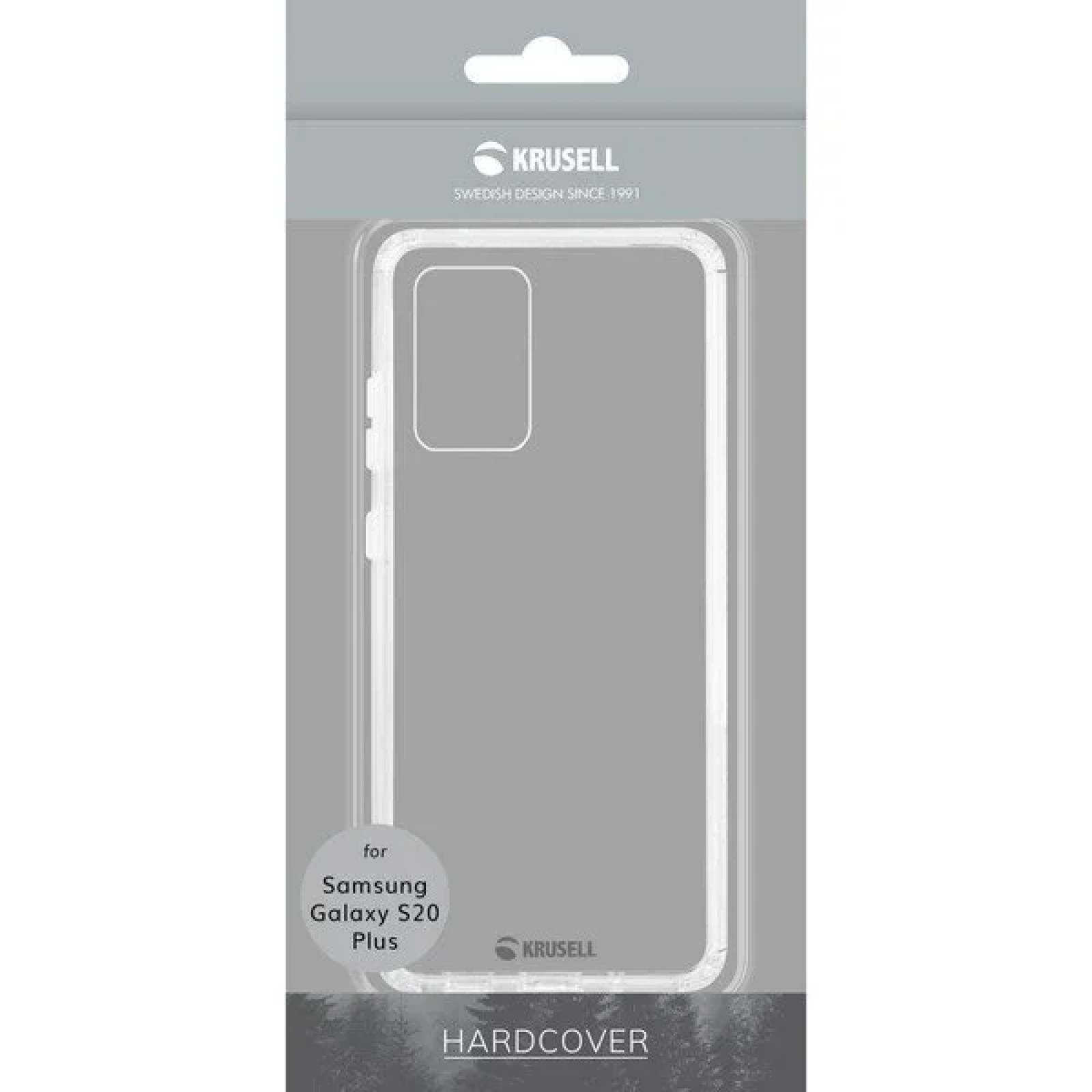 Гръб Krusell  за Samsung Galaxy S20 Plus Прозрачен