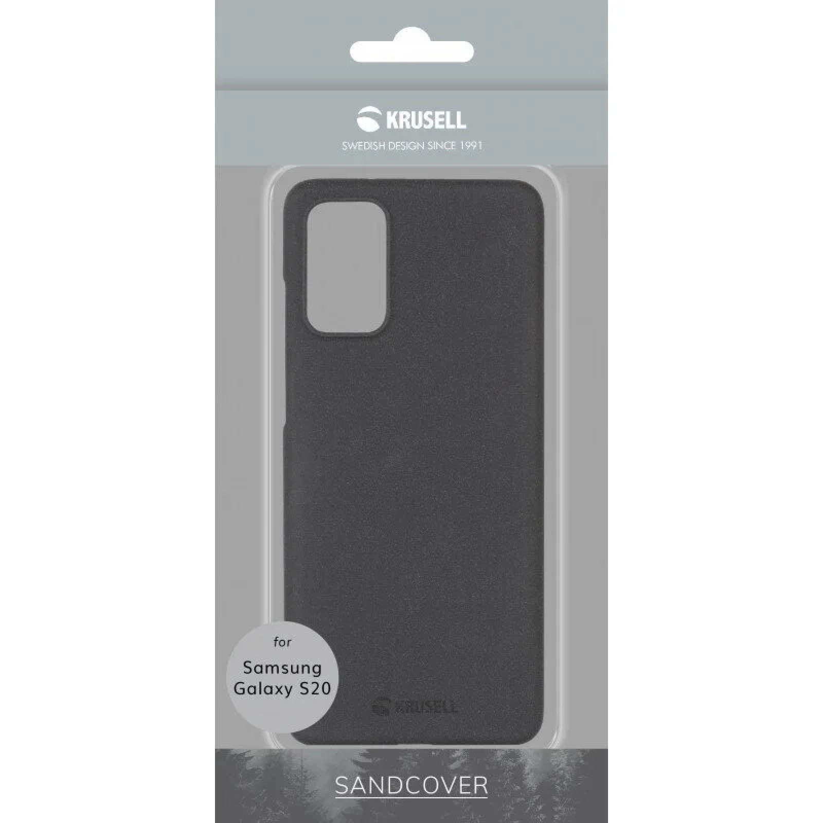 Гръб Krusell SandCover за Samsung Galaxy S20 Черен