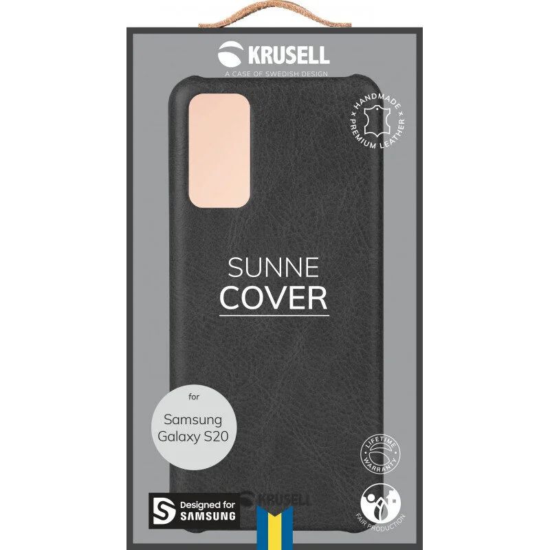 Гръб Krusell Sunne за Samsung Galaxy S20 Черен...