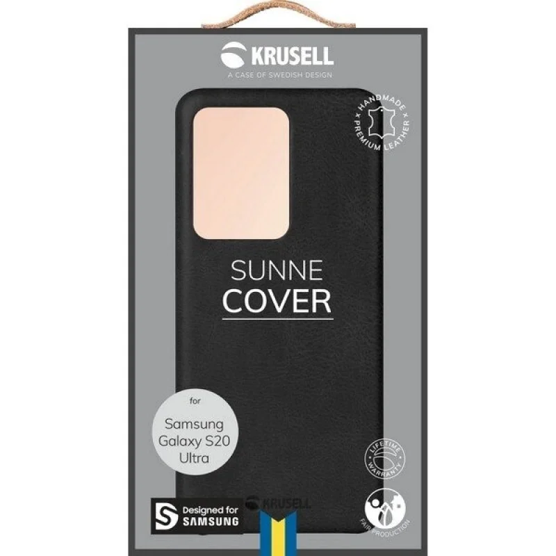 Гръб Krusell Sunne за Samsung Galaxy S20 Ultra Чер...