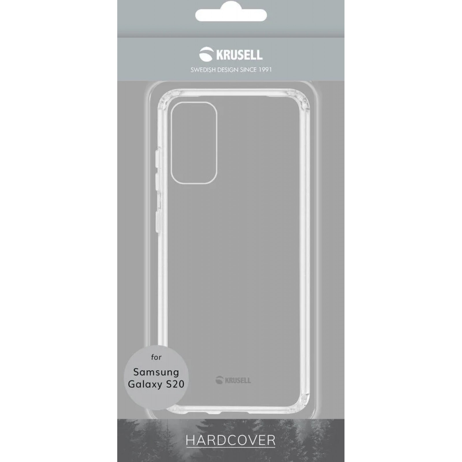 Гръб Krusell  за Samsung Galaxy S20 Прозрачен
