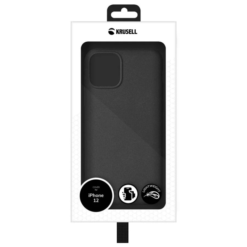 Гръб Krusell SandCover за Apple iPhone 12 Mini Черен
