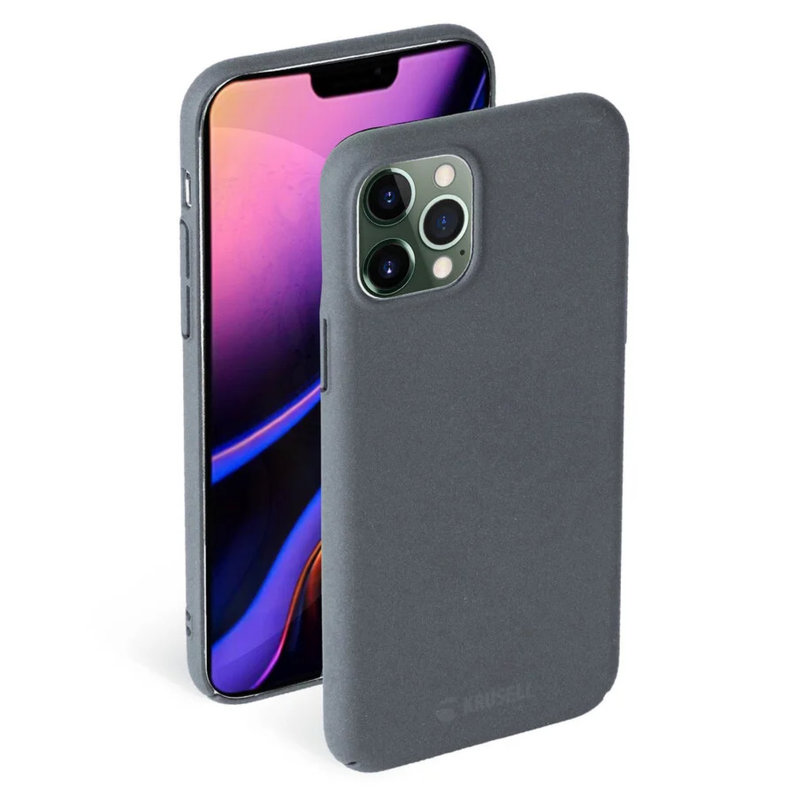 Гръб Krusell SandCover за Apple iPhone 12/iPhone 12 Pro Сив