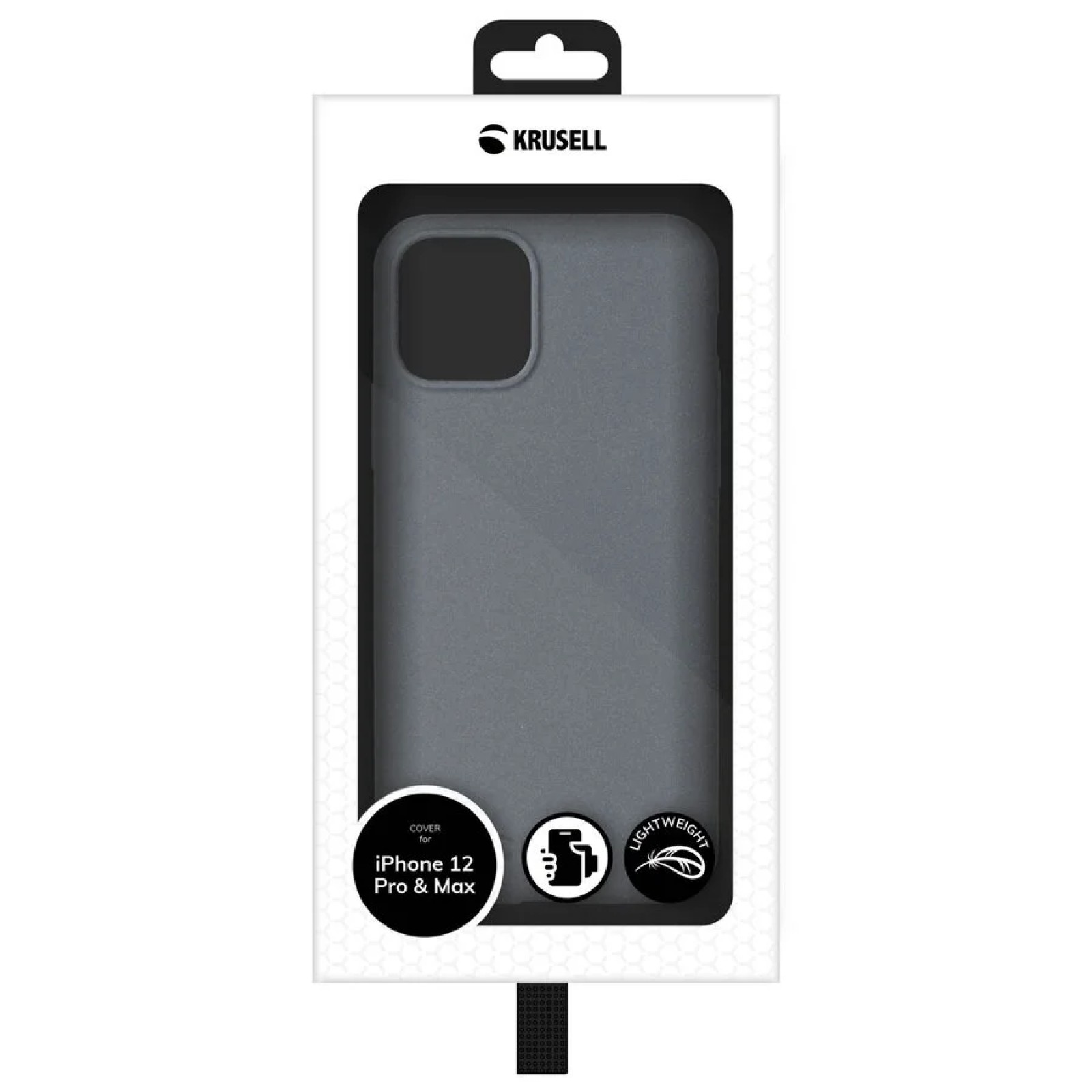Гръб Krusell SandCover за Apple iPhone 12/iPhone 12 Pro Сив