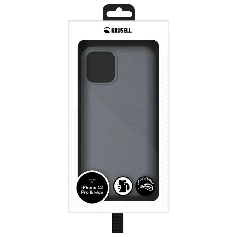Гръб Krusell SandCover за Apple iPhone 12/iPhone 12 Pro Сив