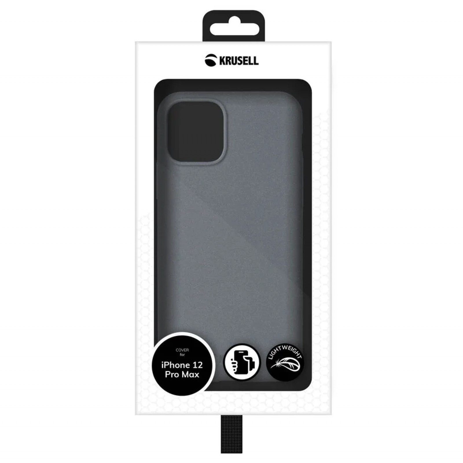 Гръб Krusell SandCover за Apple iPhone 12 Pro Max Сив