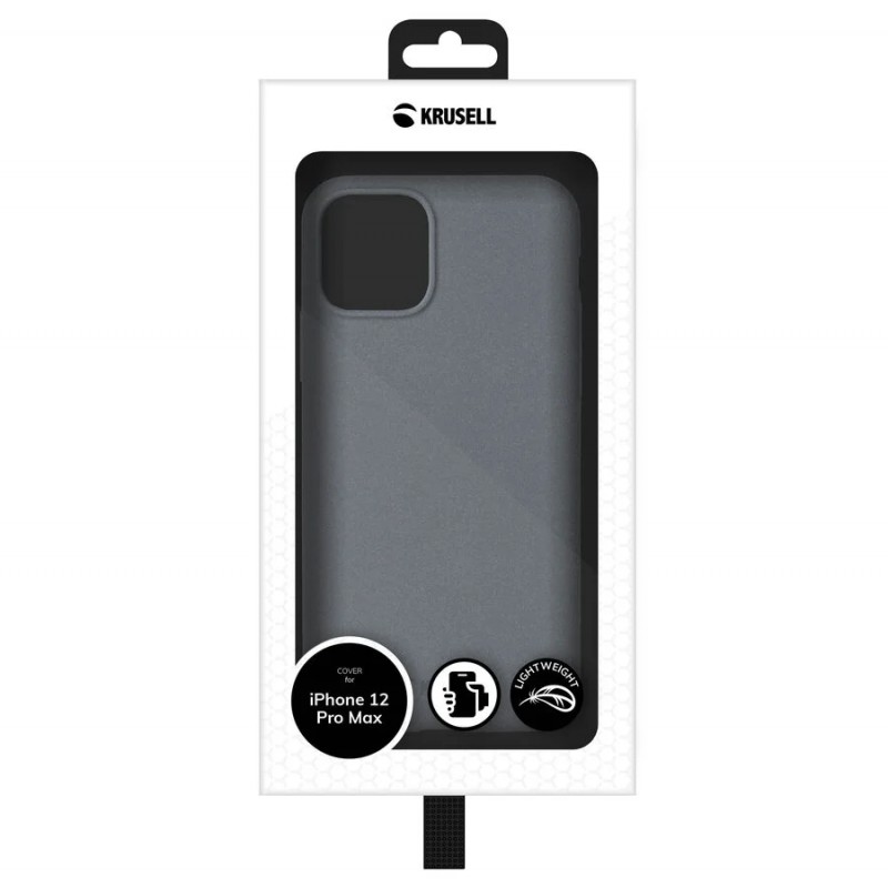 Гръб Krusell SandCover за Apple iPhone 12 Pro Max Сив