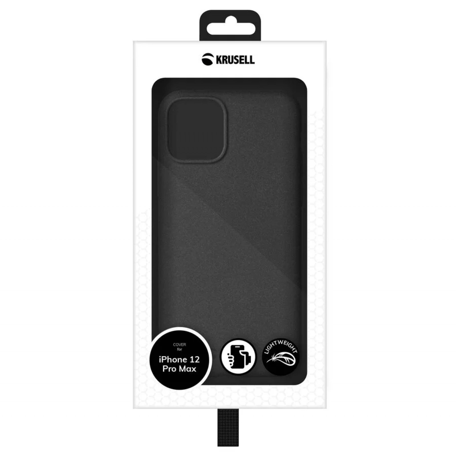 Гръб Krusell SandCover за Apple iPhone 12 Pro Max Черен