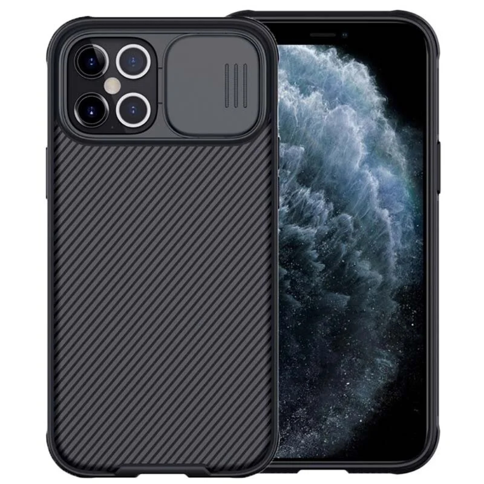 Гръб Nillkin Camshield за Apple iPhone 12 Pro Max Черен