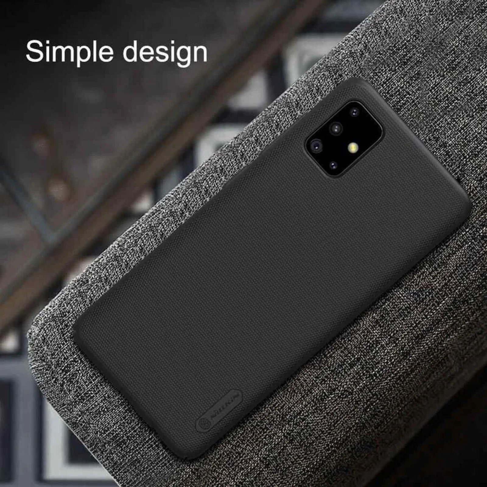 Гръб Nillkin Super Frosted за Samsung Galaxy A51 Черен
