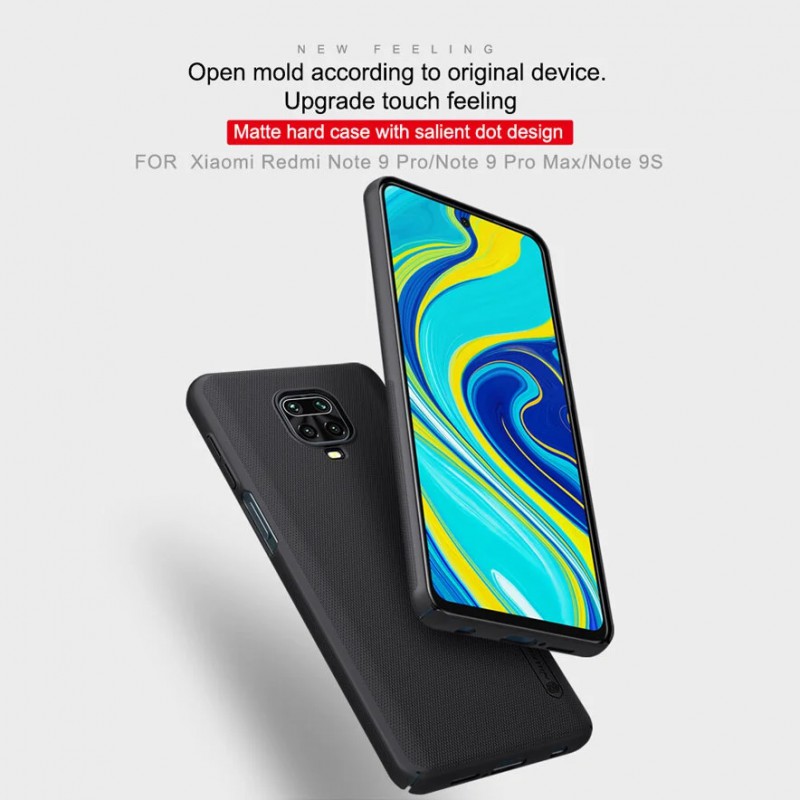 Гръб Nillkin Super Frosted за Xiaomi RedMi Note 9s / Note 9 Pro Черен