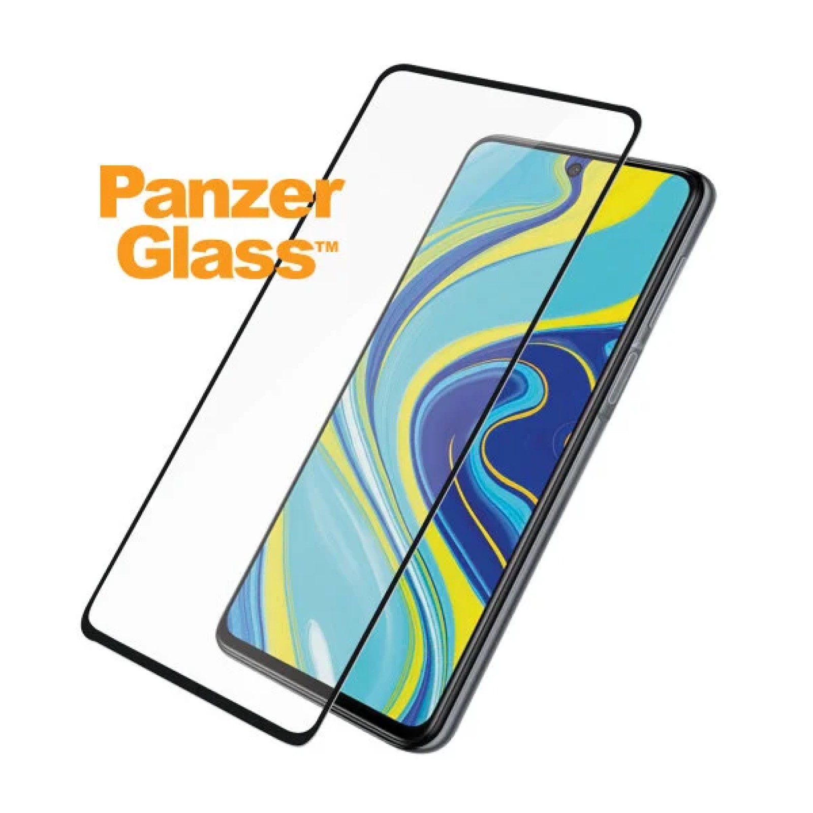 Стъклен протектор PanzerGlass за Xiaomi Redmi Note 9 Pro / Note 9s Case Friendly Черен
