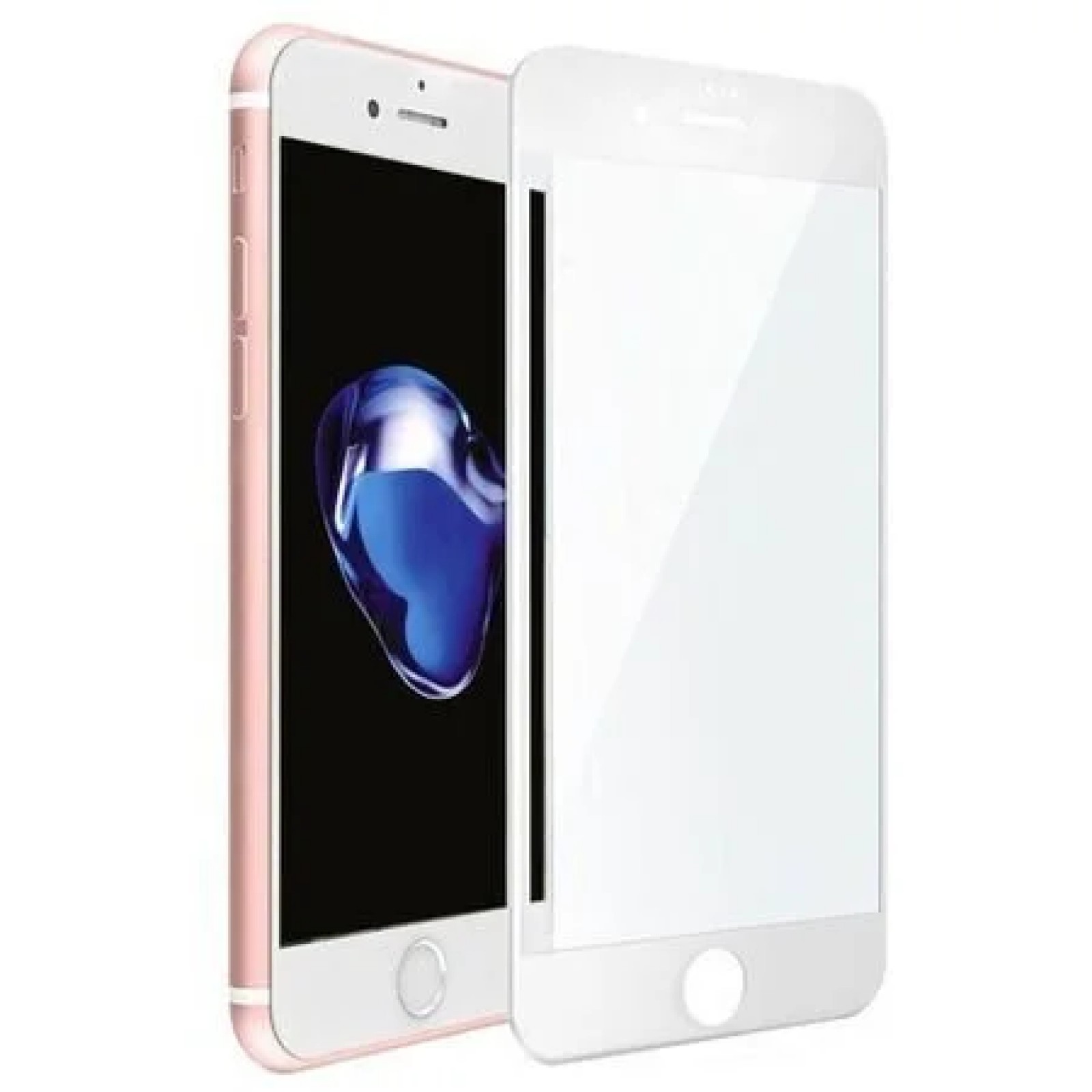 Стъклен протектор 5D Full Glue Tempered Glass за Iphone 7/8 4,7" - Бял