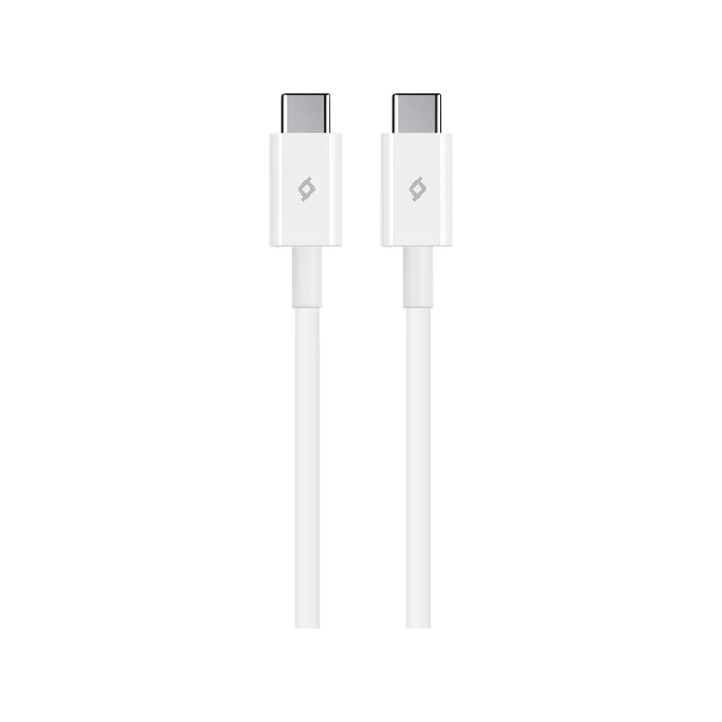 Кабел ttec Type C to Type C Cable - Бял, 117796...