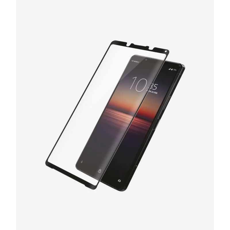 Стъклен протектор Sony Xperia 1 ll PanzerGlass Case Friendly - Черно Стъклен протектор Sony Xperia 1 ll PanzerGlass Case Friendly - Черно