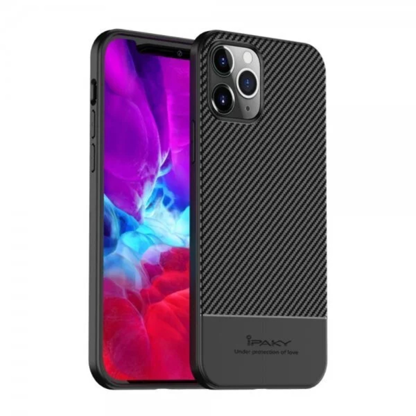 Гръб Ipaky Moosie за Apple iPhone 12 Pro Max Черен