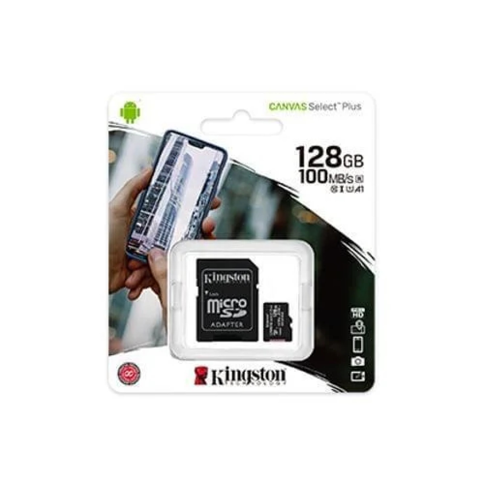 Мемори карта Kingston SDCS/128GBSP Canvas Select Plus