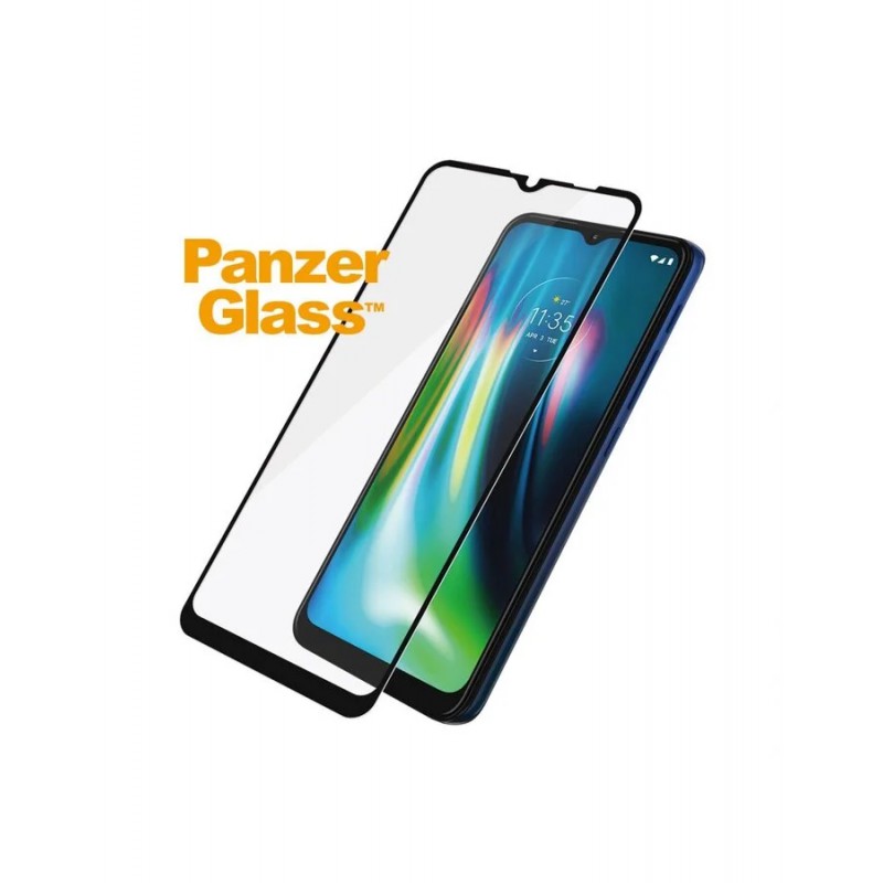 Стъклен протектор PanzerGlass за Motorola E7 Plus|Moto G9 Play Case Friendly Черен