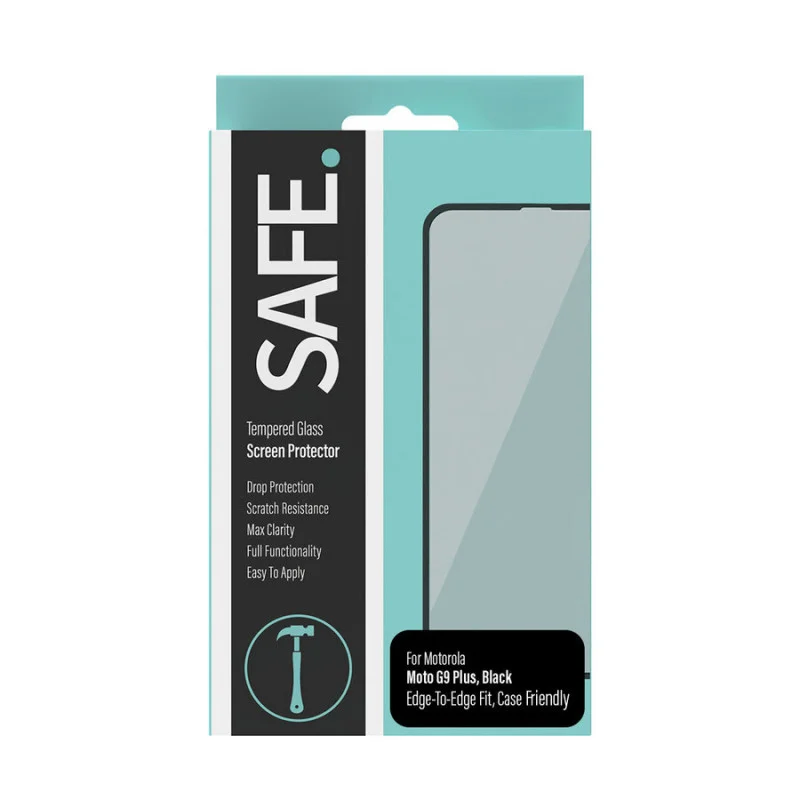 Стъклен протектор Safe. за Motorola G9 Plus Case F...