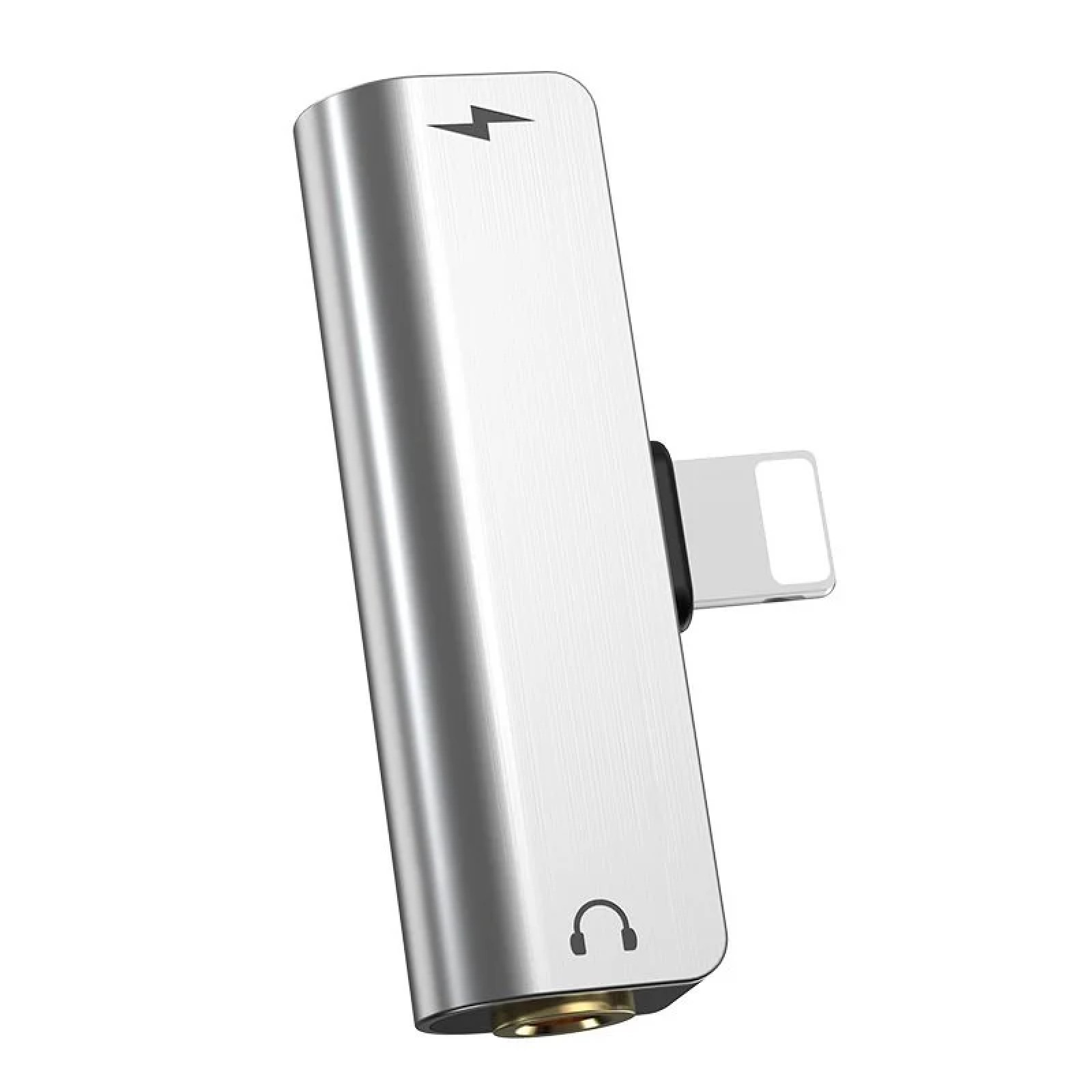 Преходник Hoco LS25 Digital 3.5 audio converter for Apple - Сребрист