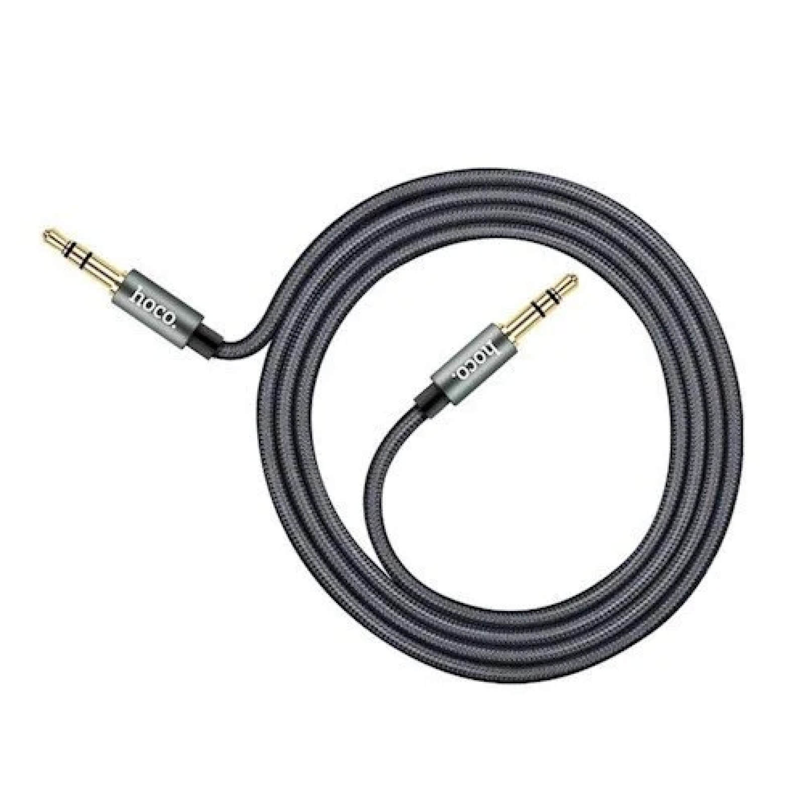Аудио кабел Hoco UPA03 Noble sound series AUX audio cable 3.5  - Сив