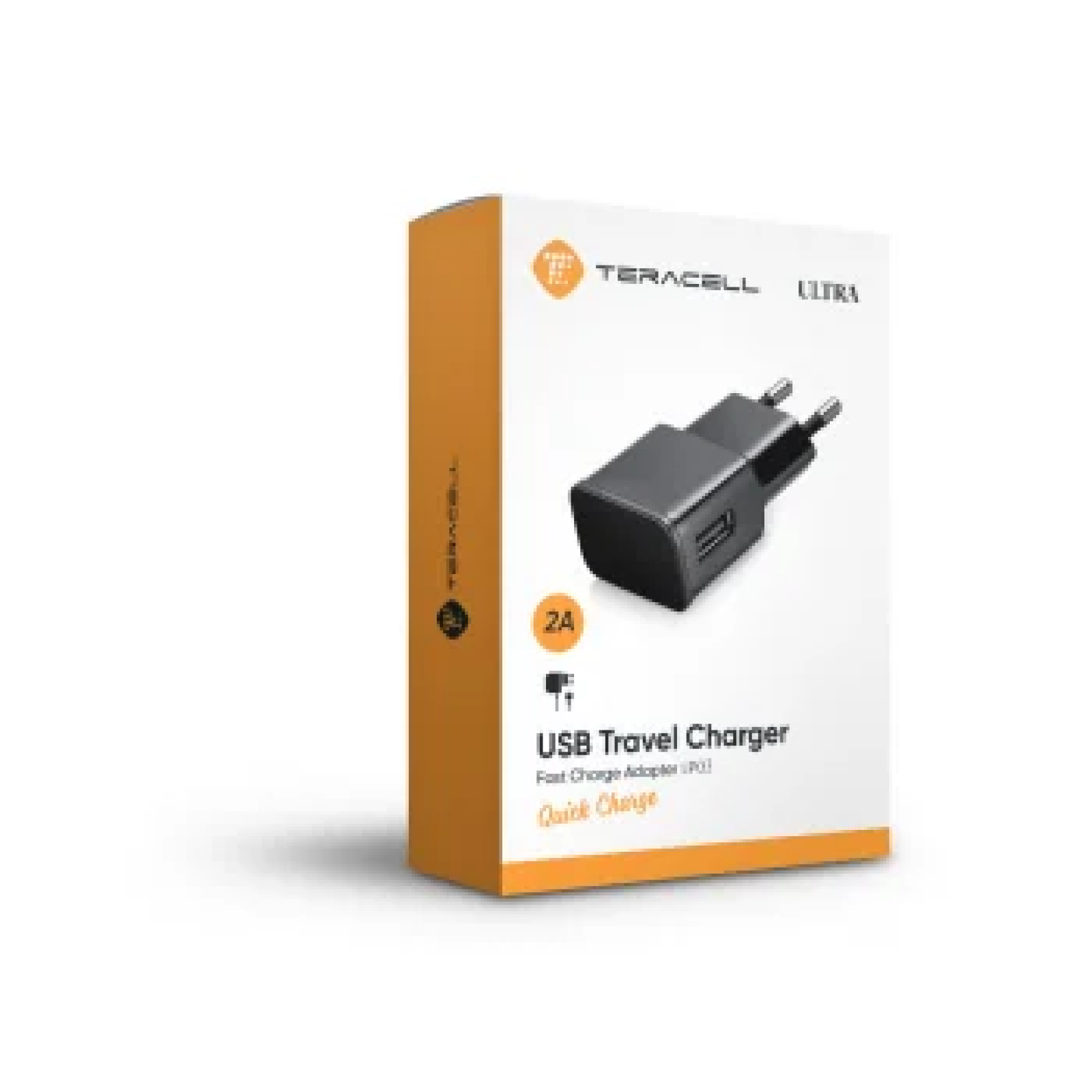 Зарядно 220V  Teracell Ultra LP03 2A с micro USB черен кабел