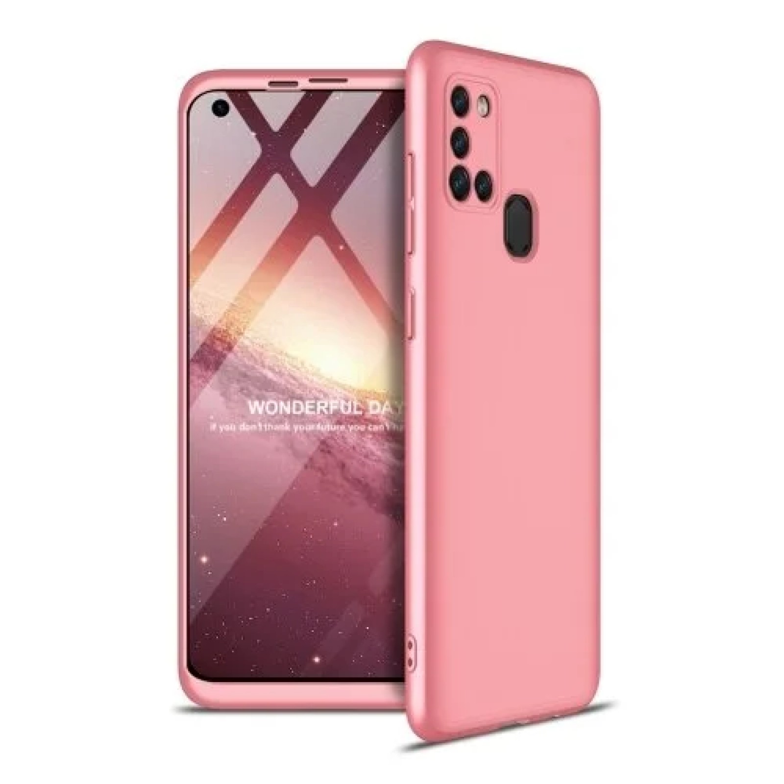 Гръб GKK  за Samsung Galaxy A21s Златен