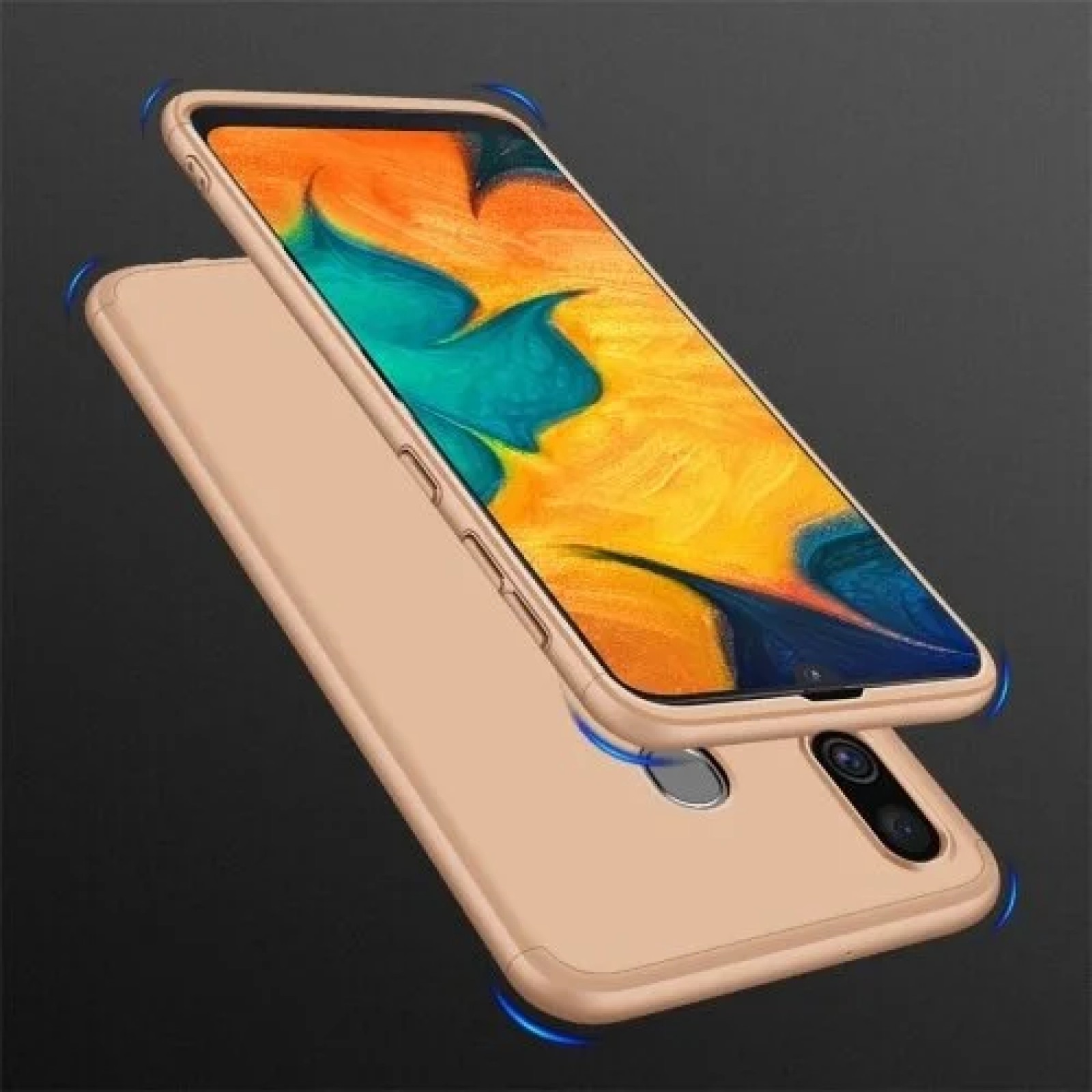 Гръб GKK  за Samsung Galaxy A20s Златен