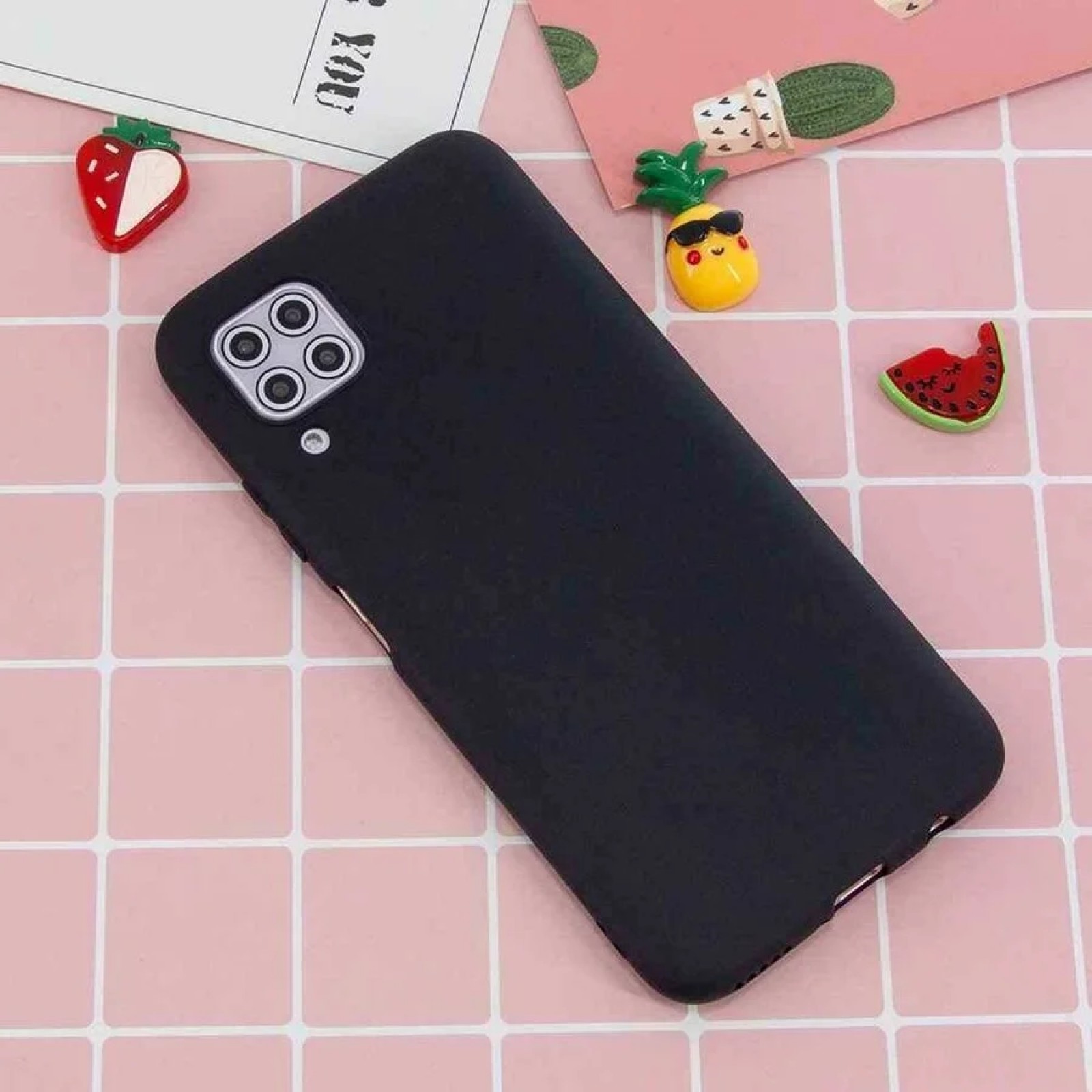 Гръб OEM Liquid за Huawei/ Honor P40 Lite  Черен