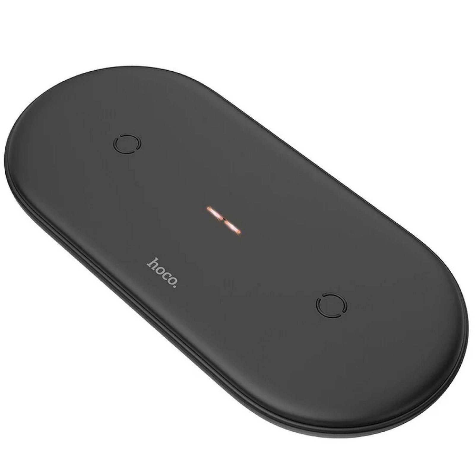 Безжично зарядно CW23 dual power wireless fast charger - Черно