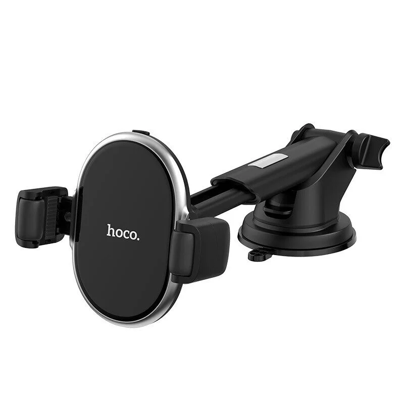 Wireless стойка за кола 12V S12 Rich power wireless charging - Черна