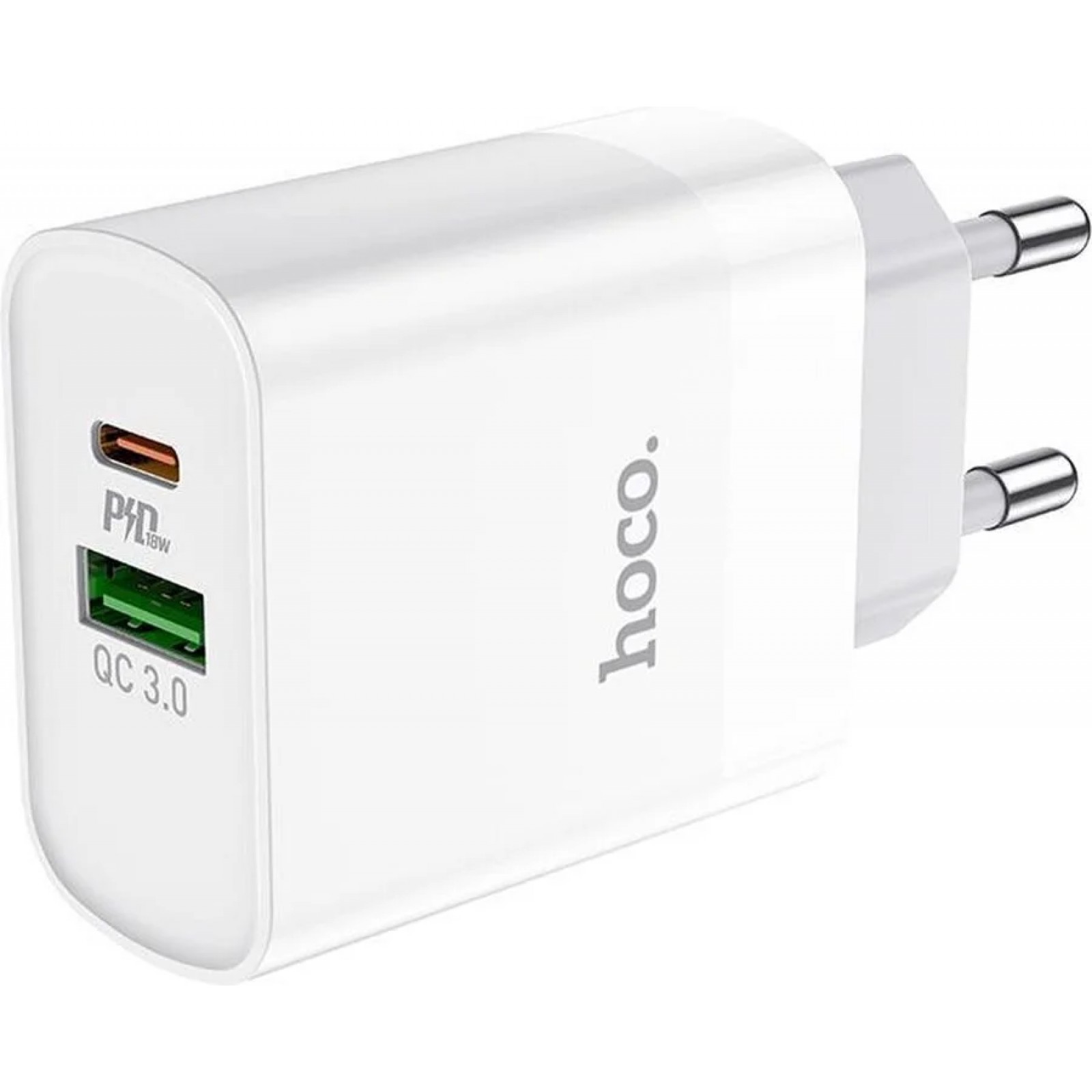 Адаптер 220V C80A Rapido PD+QC3.0 charger(EU) - Бял