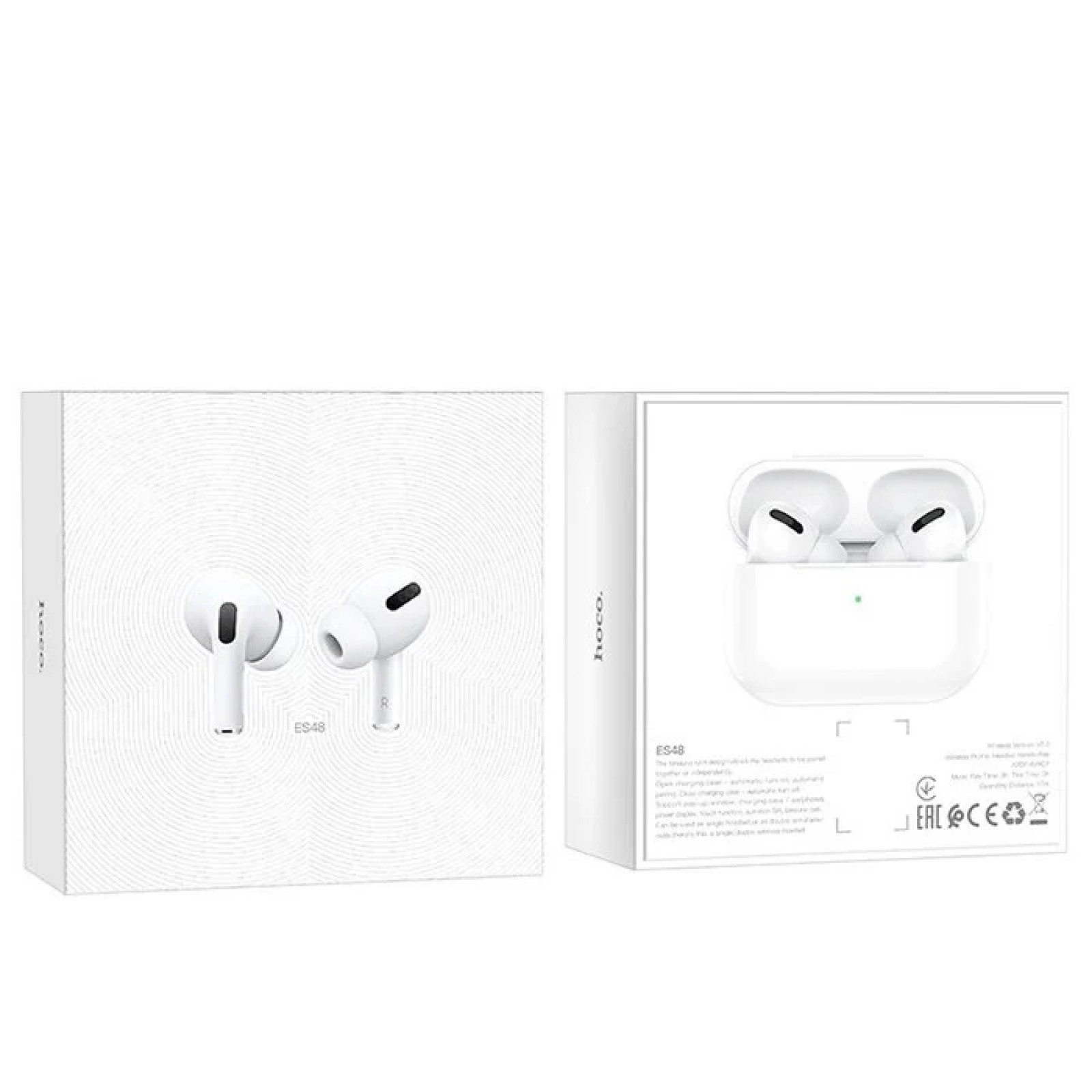 Bluetooth слушалки ES48 Original series TWS wireless headset - Бели