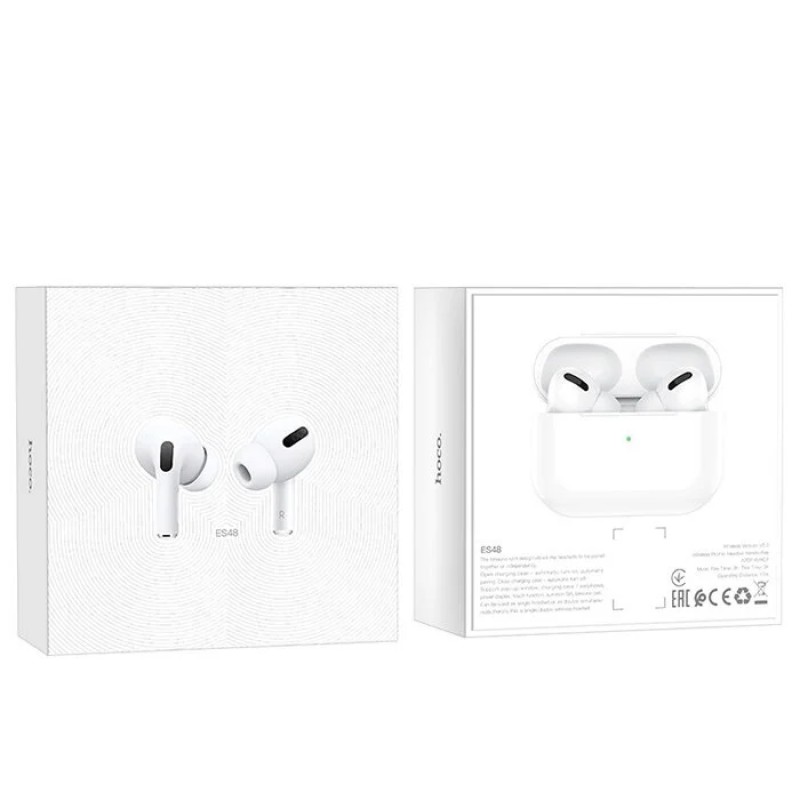 Bluetooth слушалки ES48 Original series TWS wireless headset - Бели