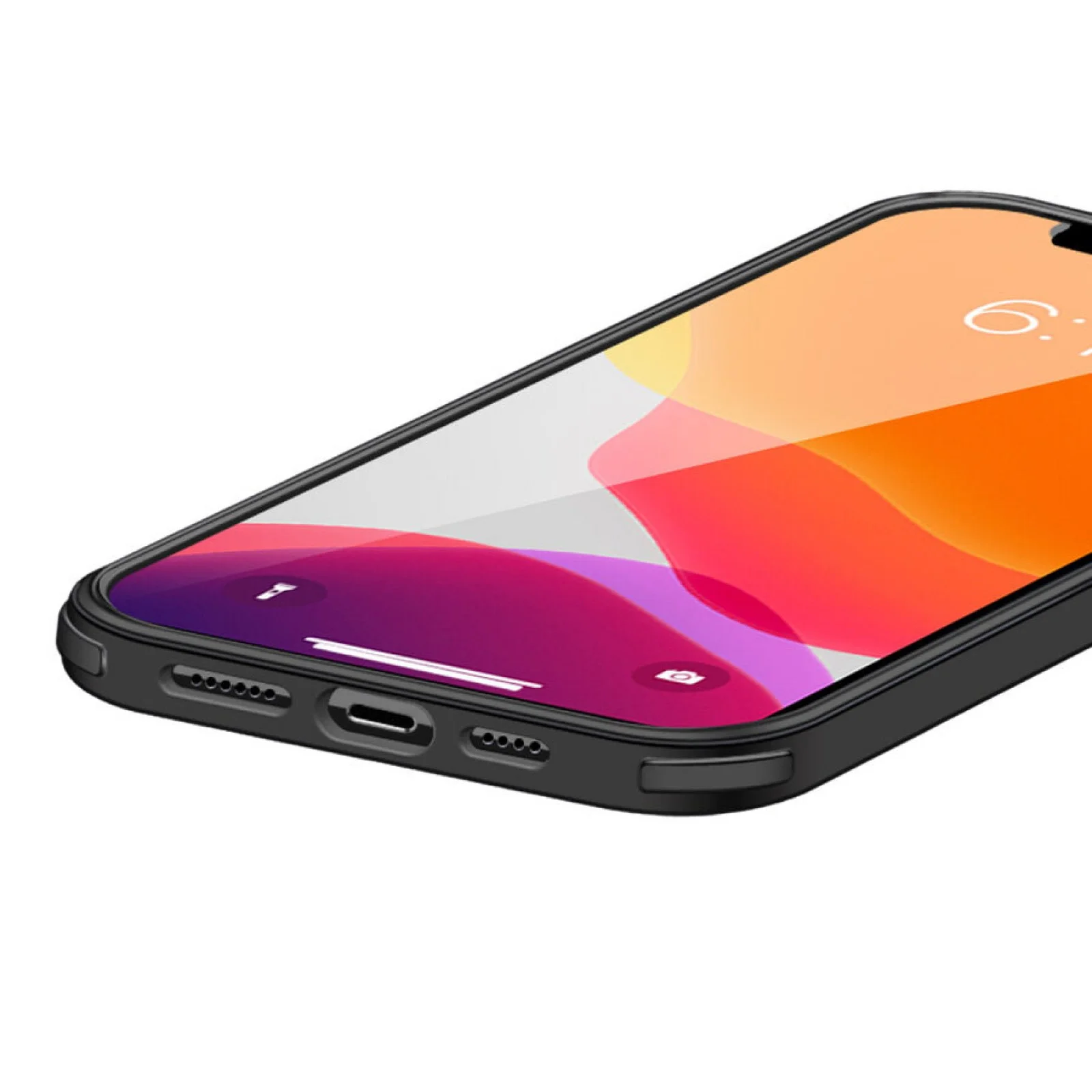 Гръб Krusell 360 Protective cover Black frame за Apple iPhone 12 Pro Max Прозрачен