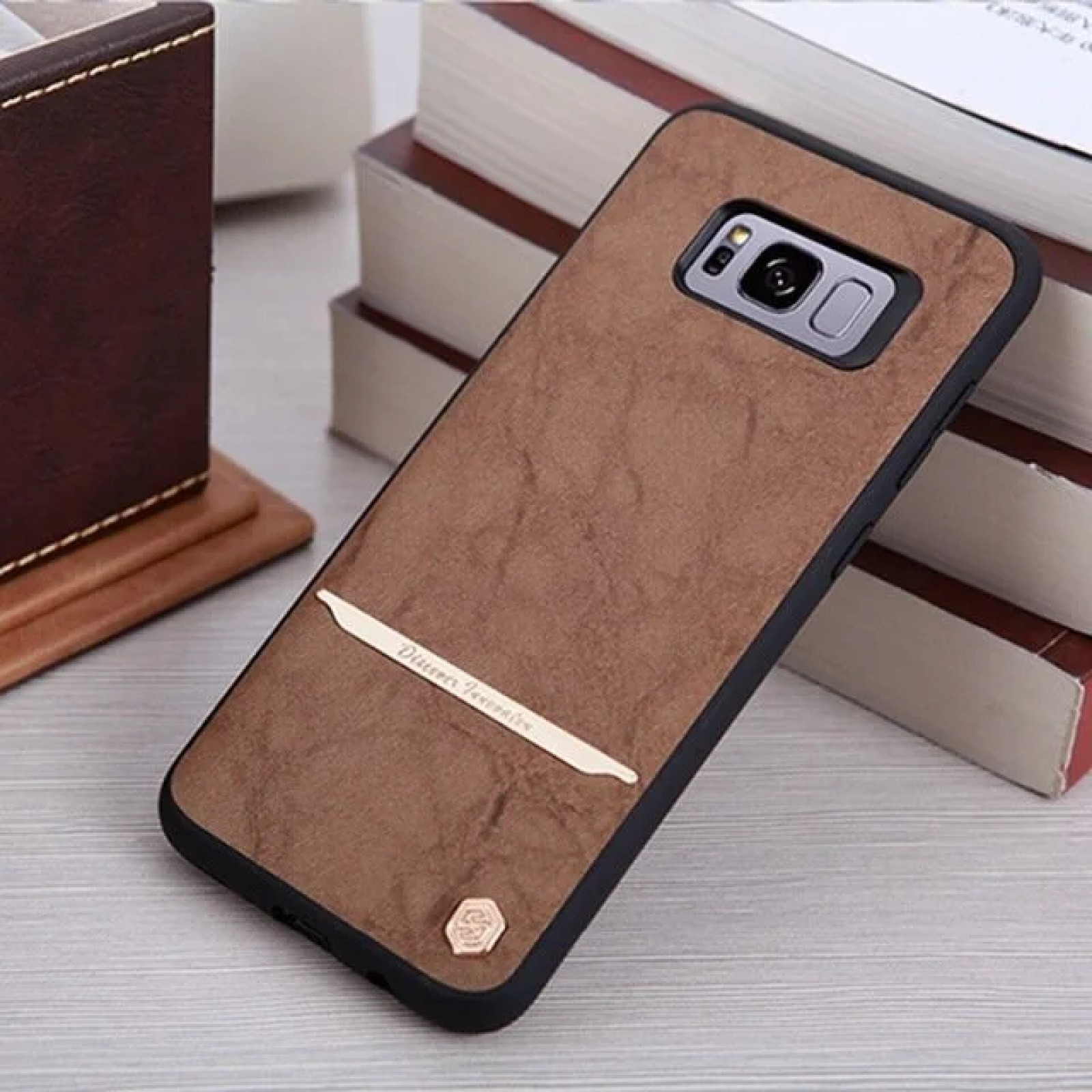 Гръб Nillkin  за Samsung Galaxy S8 кафяв