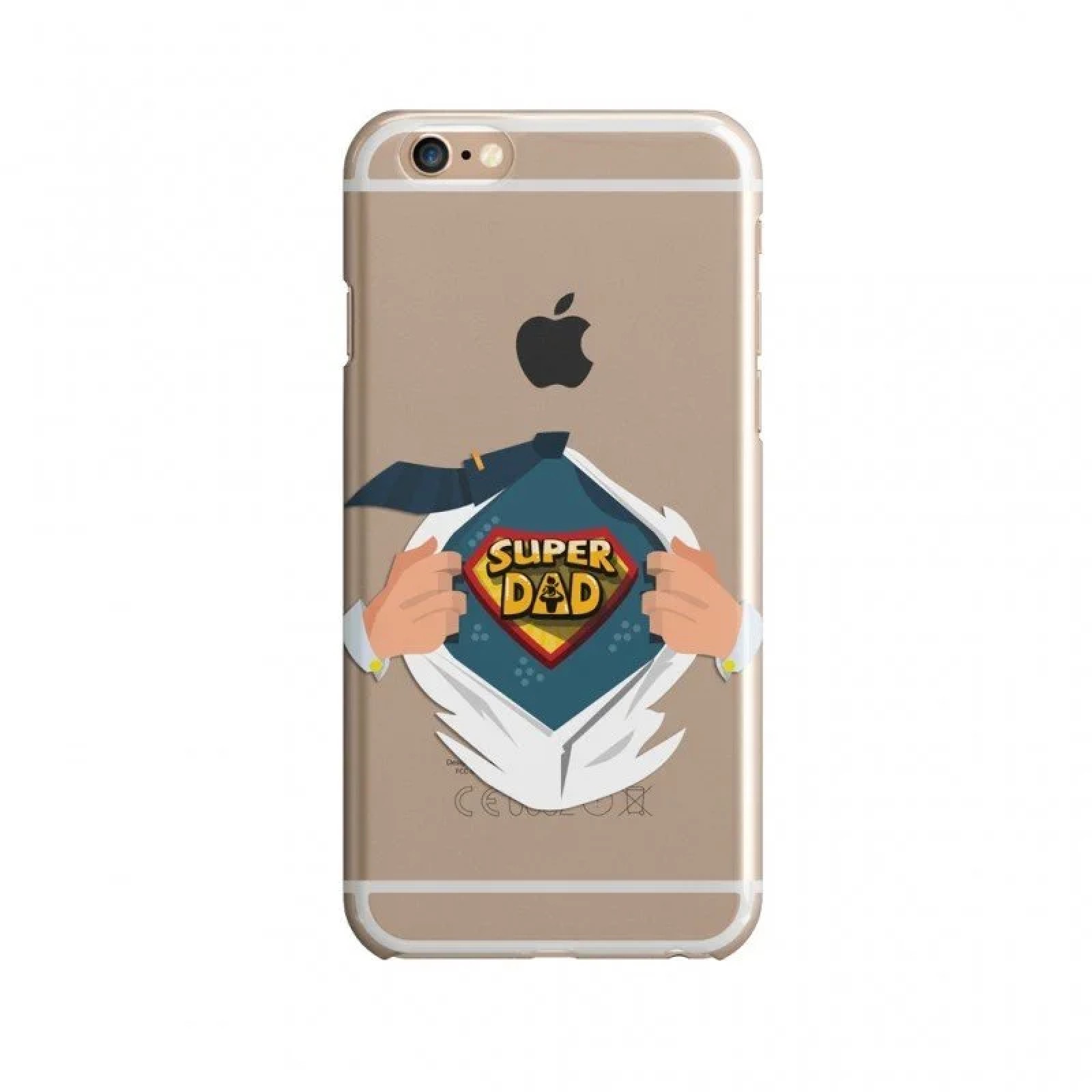Гръб Teracell Print Skin за Apple iPhone 6/6S Бял