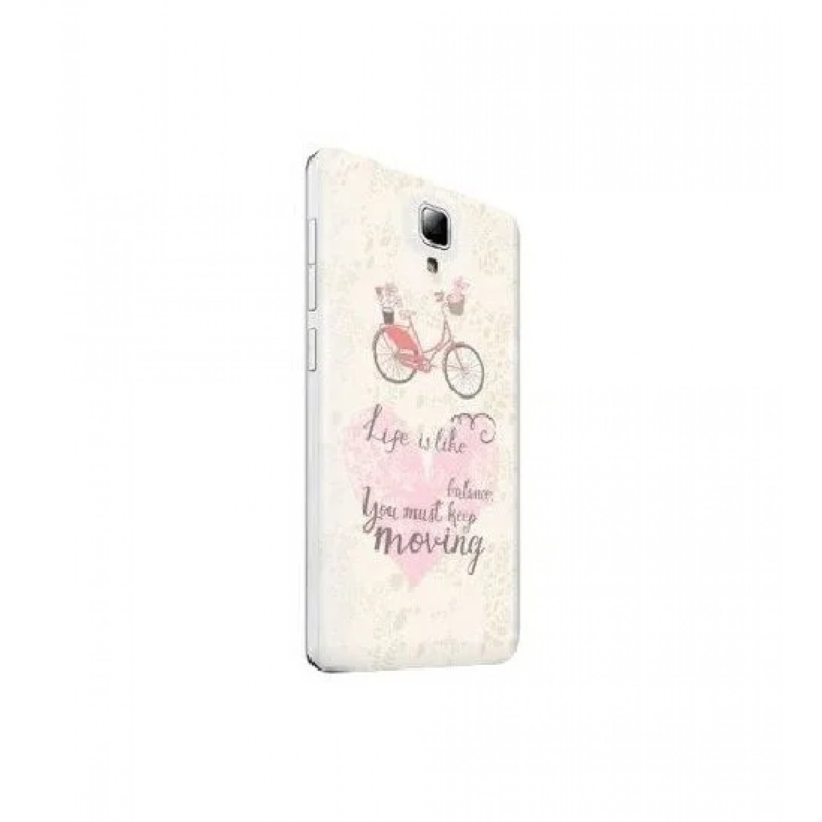 Гръб Teracell Print за Lenovo A536 Бял