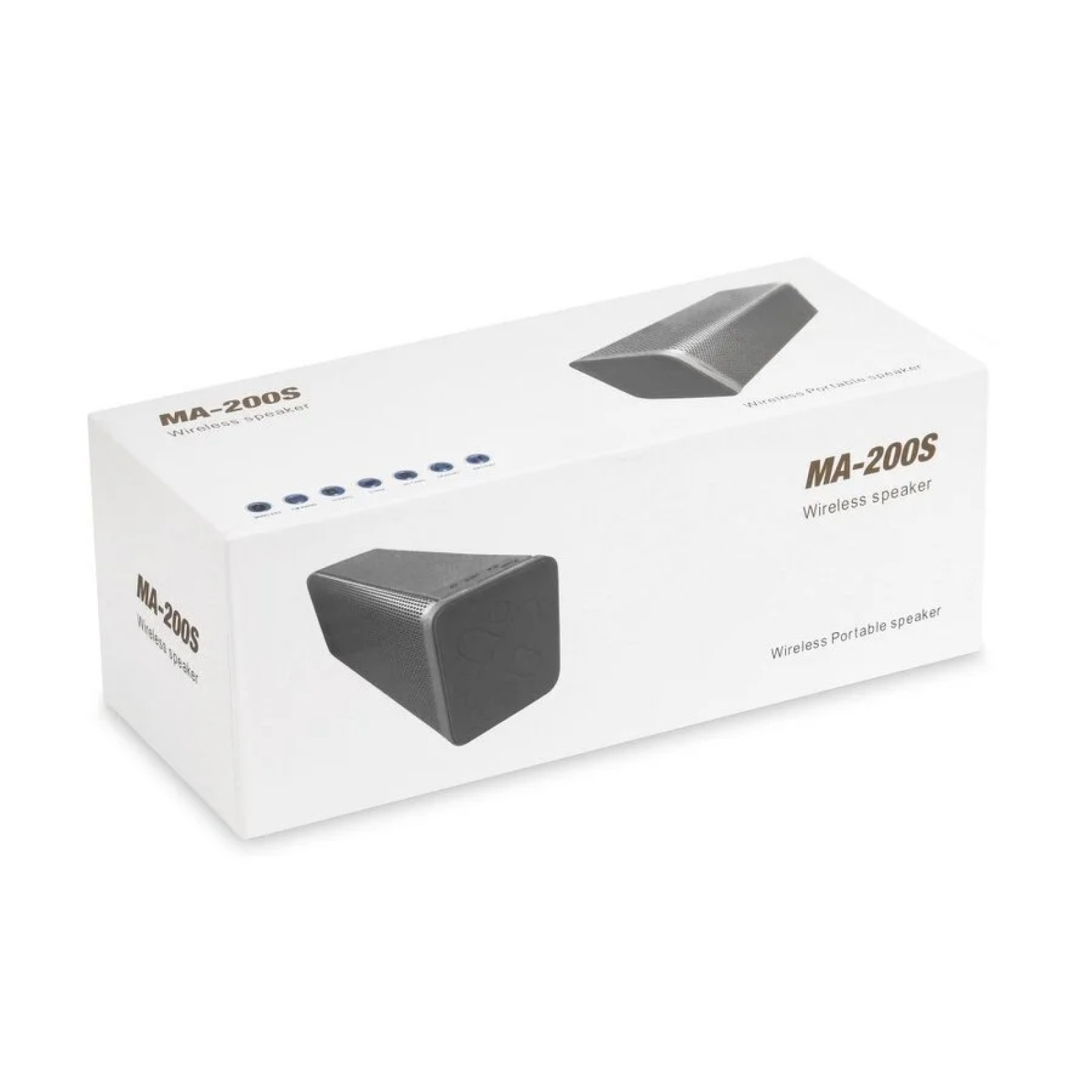 Колонка TUBE - bluetooth / mikrofon / radio FM / karta SD / AUX / USB, черна