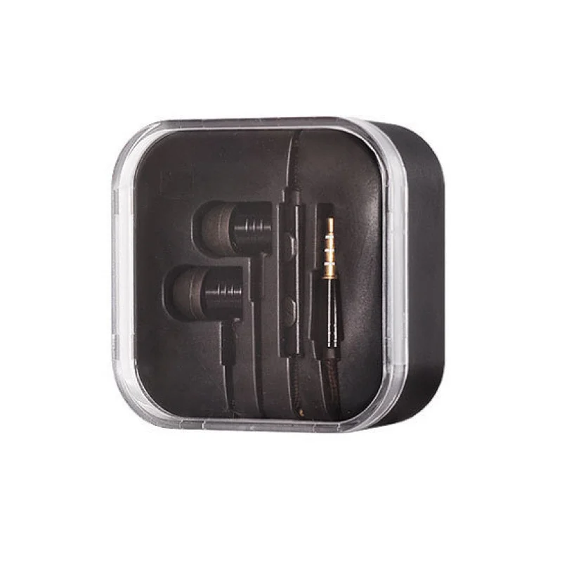 Слушалки METALLIC Earphones – черни